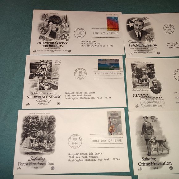 Academia Ephemera Bundle deal Lot 20 FDC First Day Covers America 1960-1990 - Picture 3 of 7